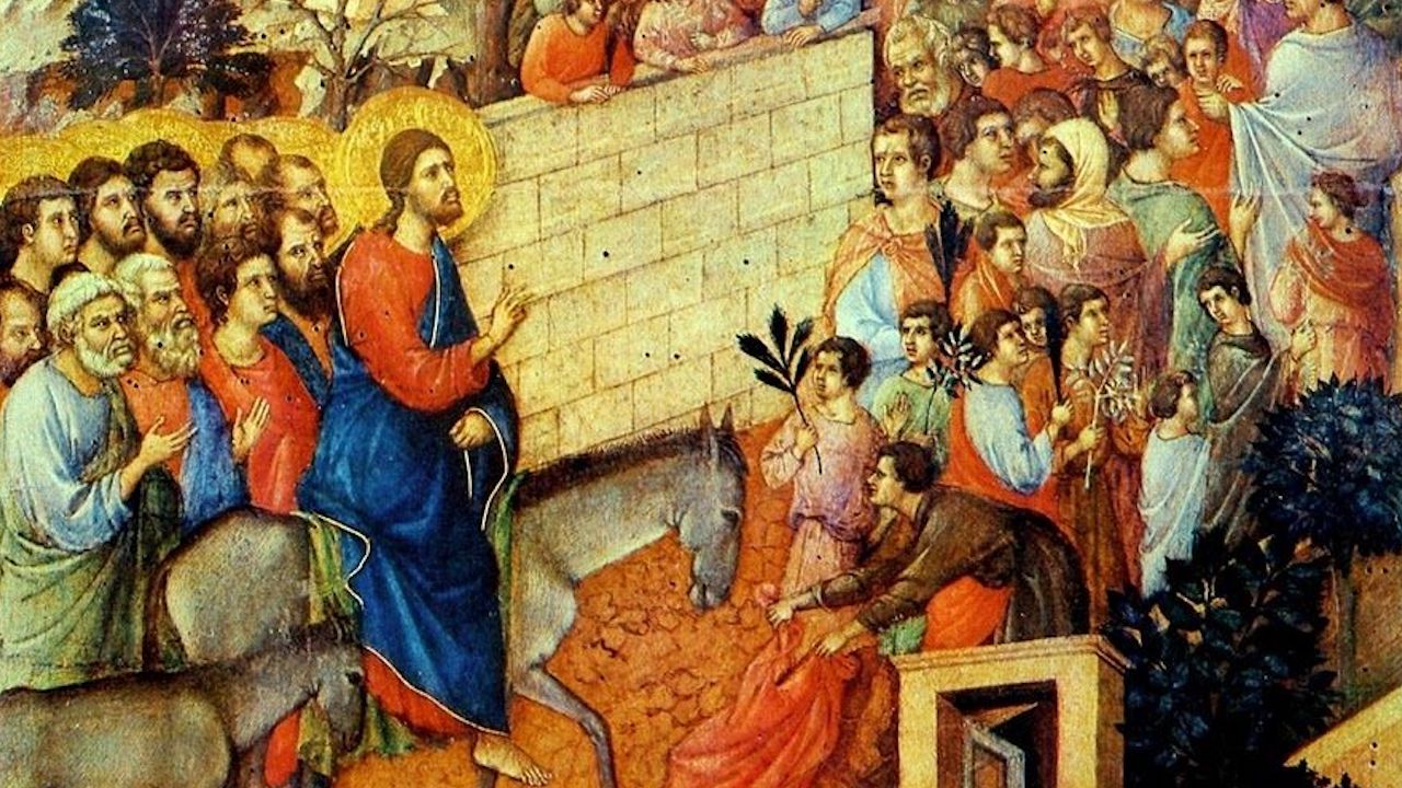 Entry into Jerusalem - Duccio
