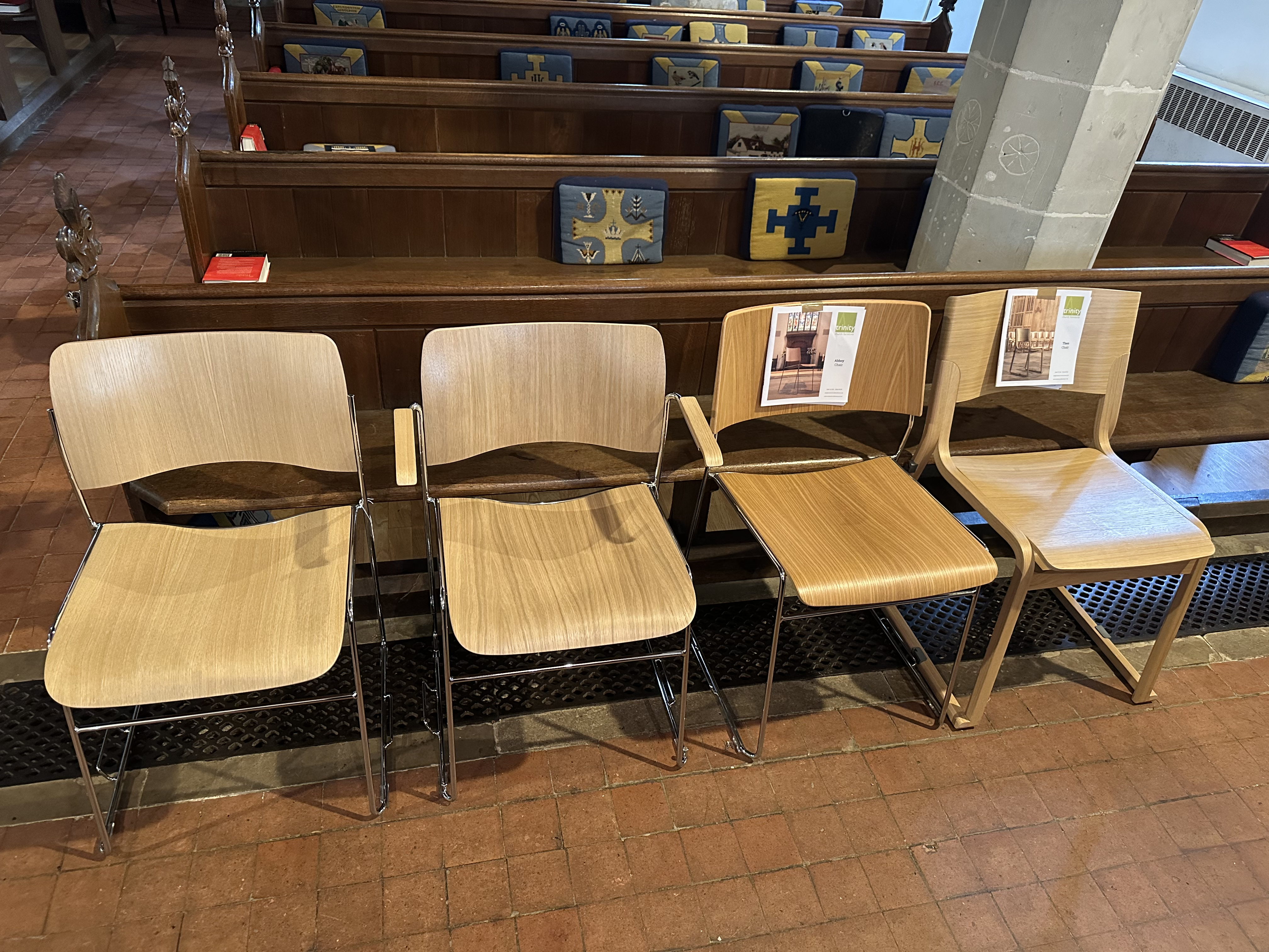 Sample chairs - in St A's