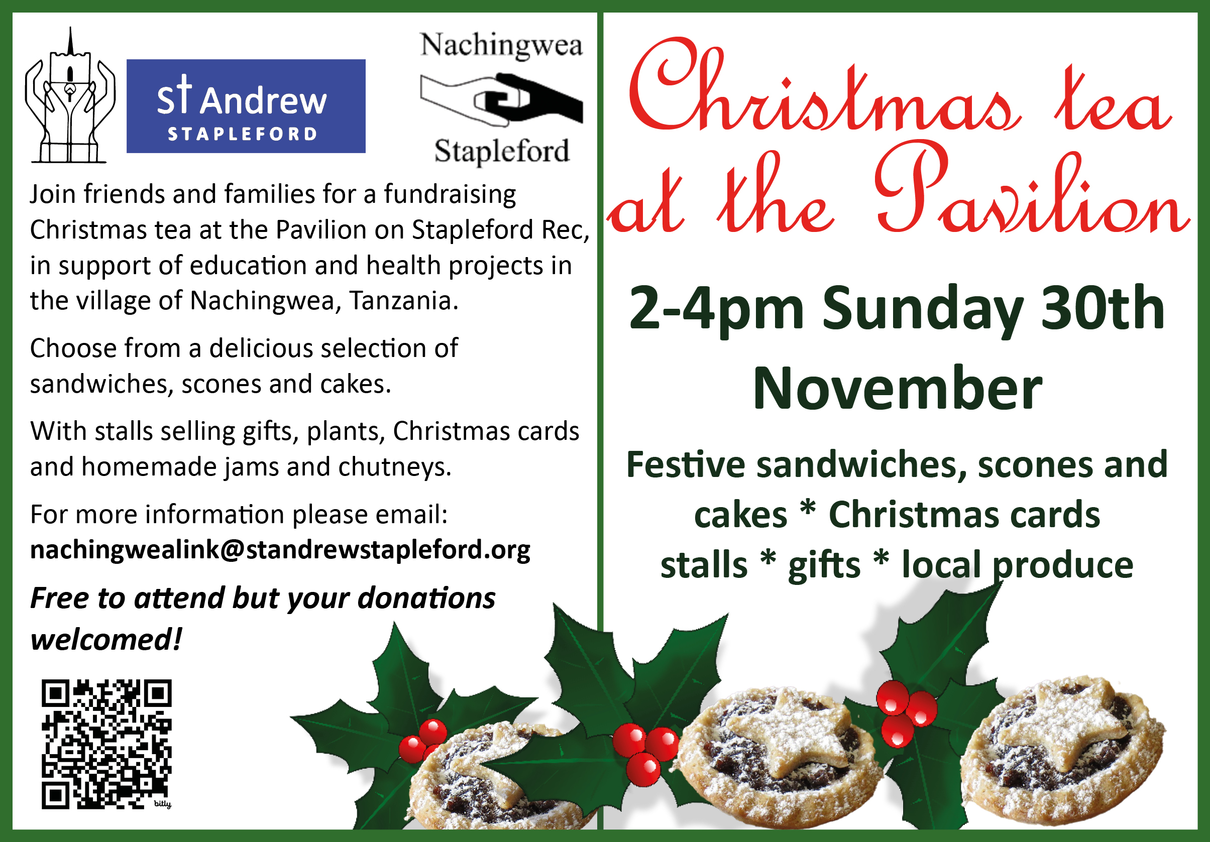 11 November Link Christmas Tea