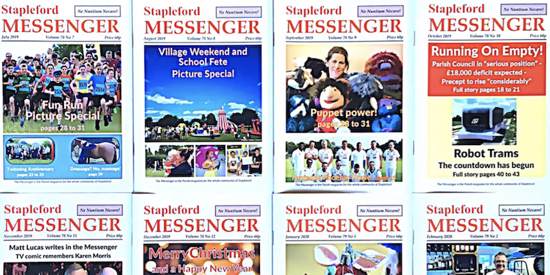 Messenger front covers - 800 x
